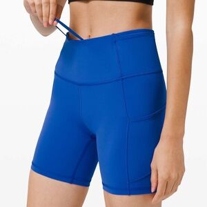 LuLuLemon Fast and Free Blue (Rare Color) Shorts